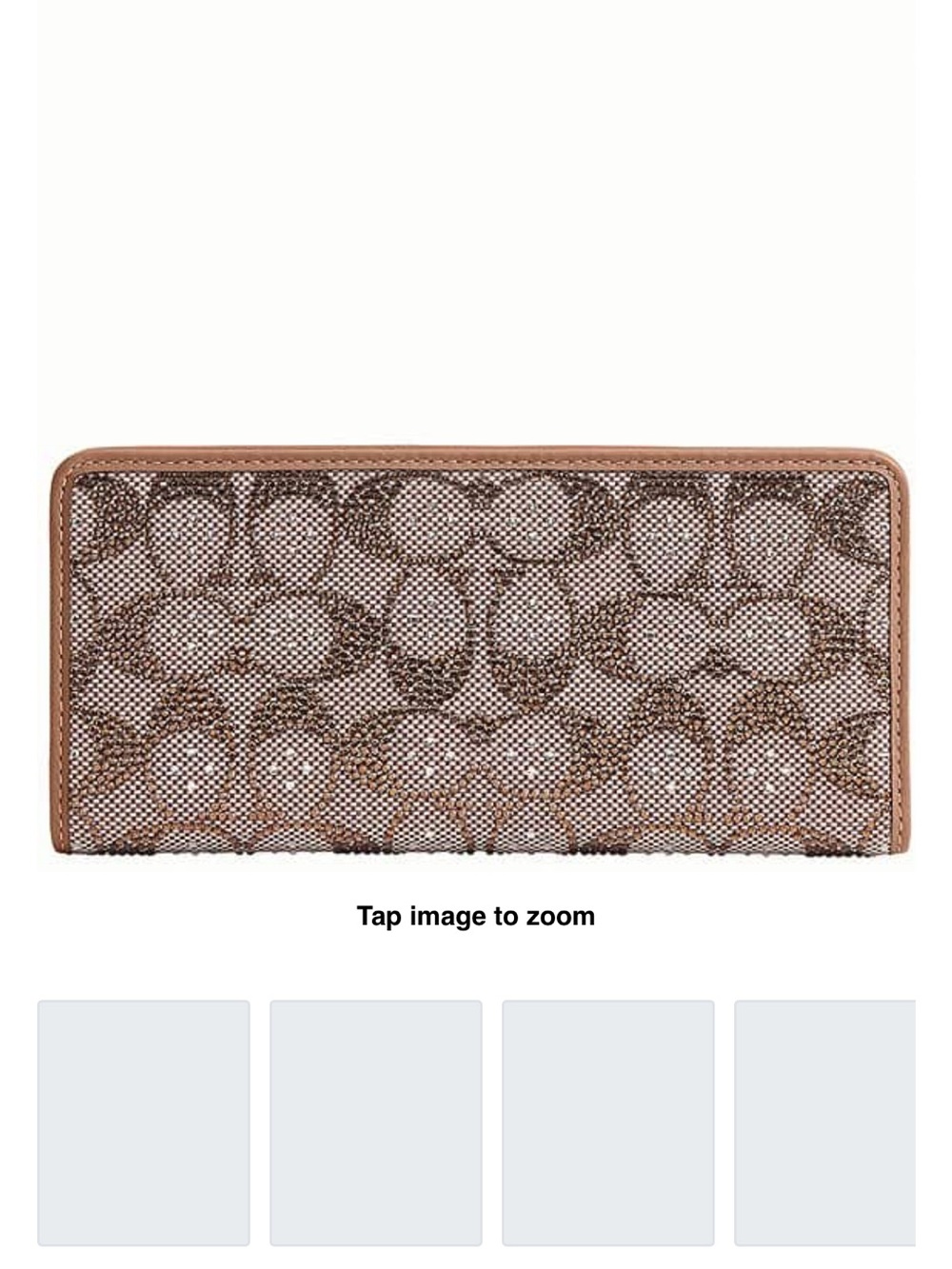 Coach Crystal Signature Jacquard